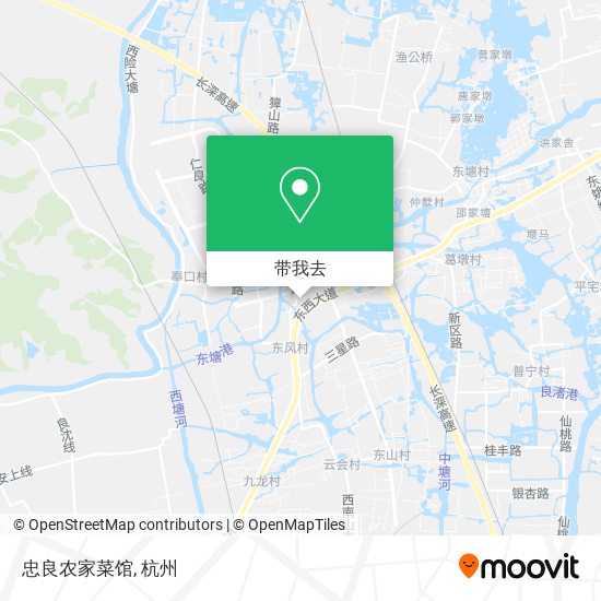 忠良农家菜馆地图