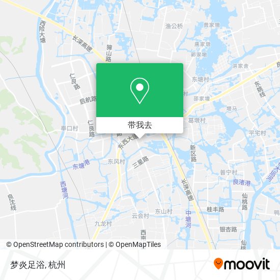 梦炎足浴地图