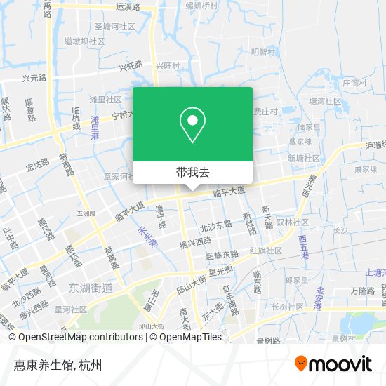惠康养生馆地图