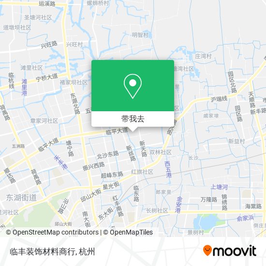 临丰装饰材料商行地图