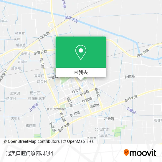 冠美口腔门诊部地图