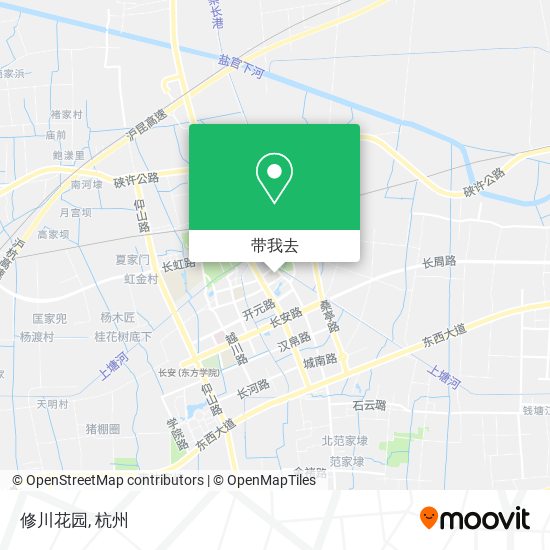 修川花园地图