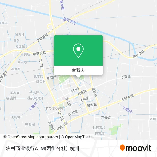 农村商业银行ATM(西街分社)地图