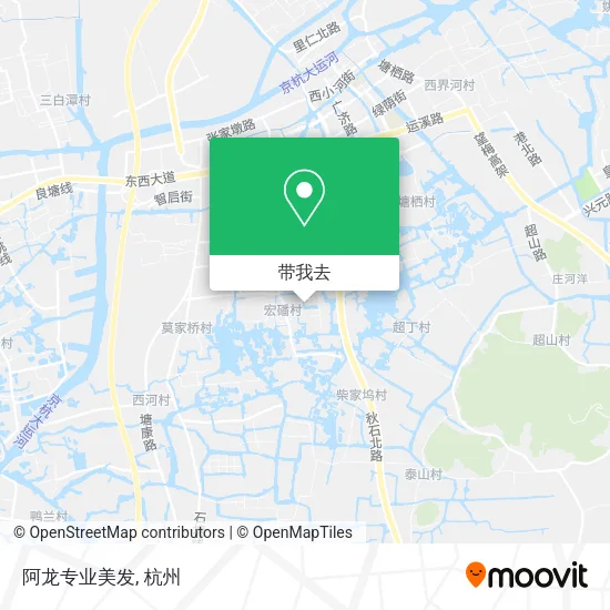 阿龙专业美发地图