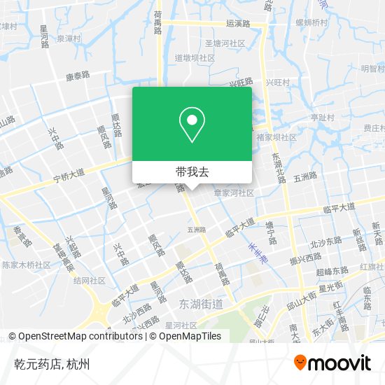 乾元药店地图