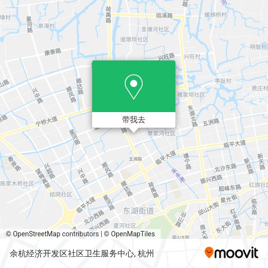 余杭经济开发区社区卫生服务中心地图