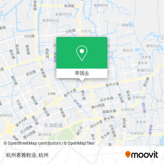 杭州赛雅鞋业地图