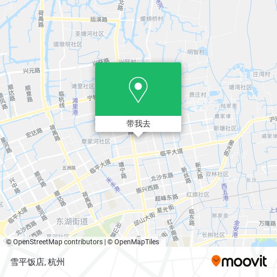 雪平饭店地图