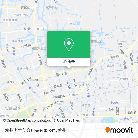 杭州尚善美容用品有限公司地图