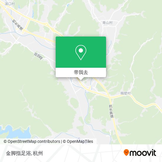 金脚指足浴地图