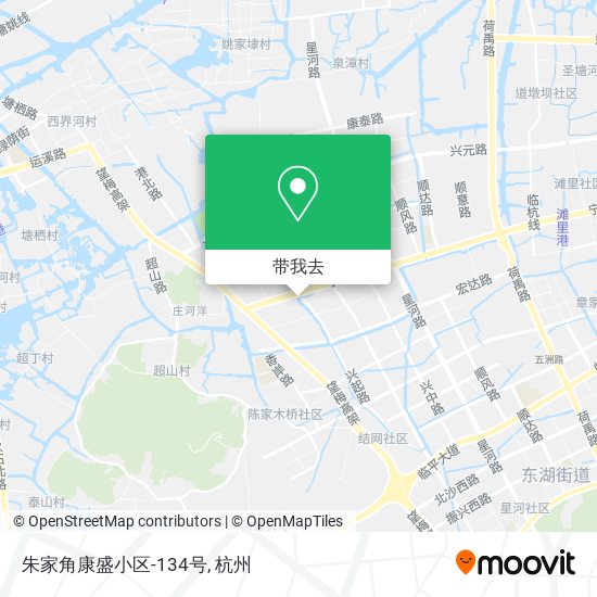朱家角康盛小区-134号地图