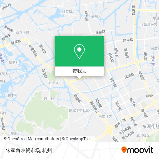 朱家角农贸市场地图