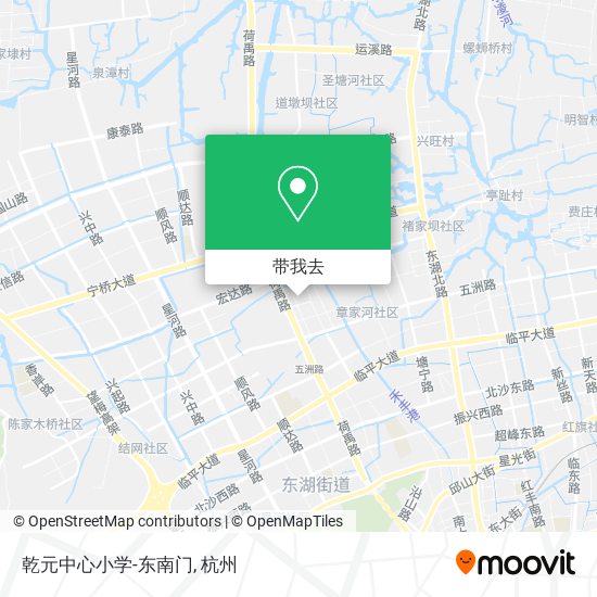 乾元中心小学-东南门地图