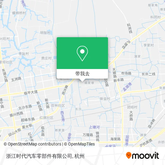 浙江时代汽车零部件有限公司地图
