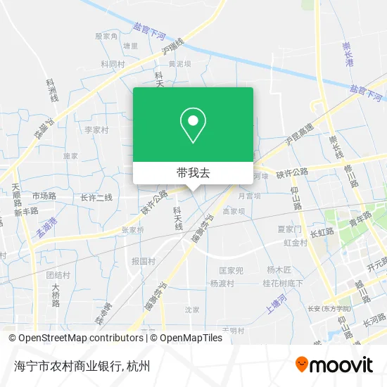 海宁市农村商业银行地图