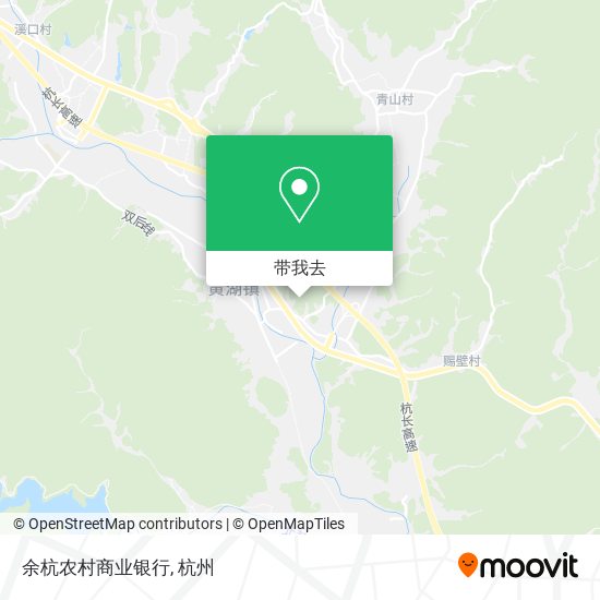 余杭农村商业银行地图