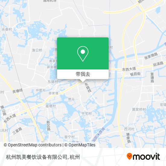 杭州凯美餐饮设备有限公司地图