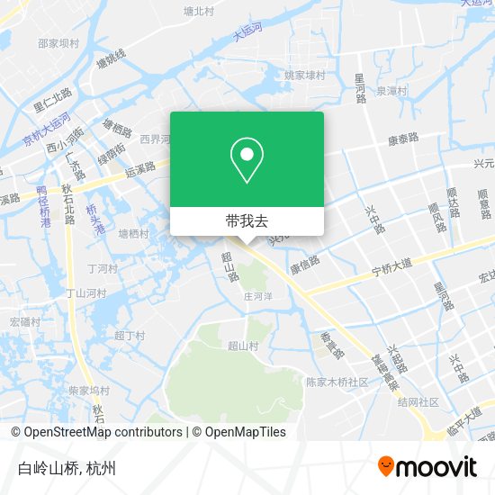 白岭山桥地图
