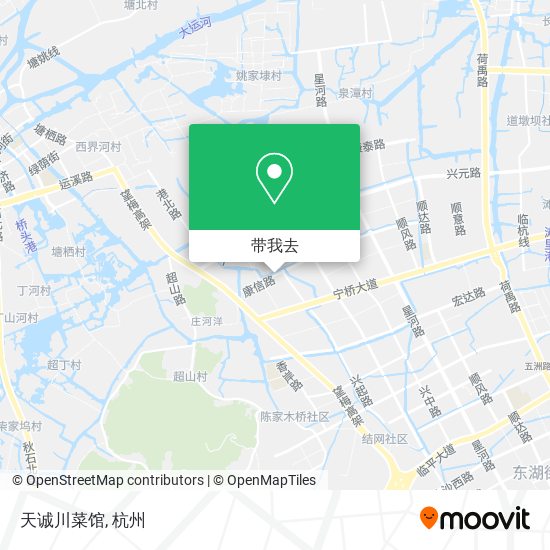天诚川菜馆地图