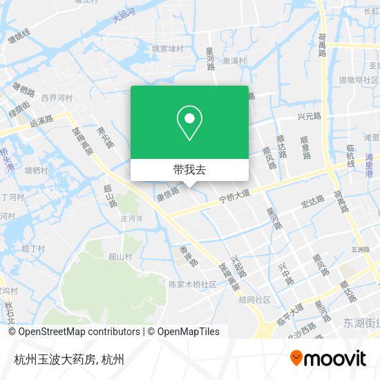 杭州玉波大药房地图