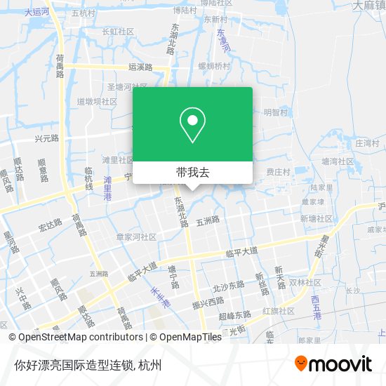 你好漂亮国际造型连锁地图