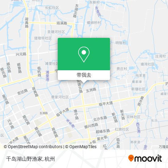 千岛湖山野渔家地图
