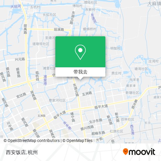 西安饭店地图