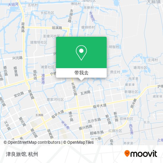 津良旅馆地图