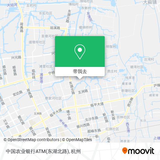 中国农业银行ATM(东湖北路)地图