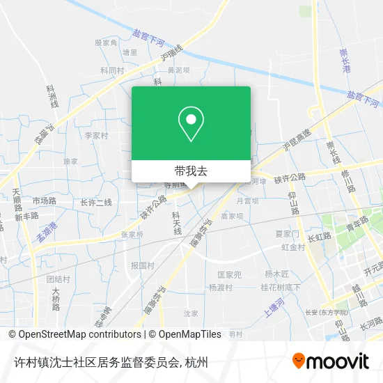 许村镇沈士社区居务监督委员会地图