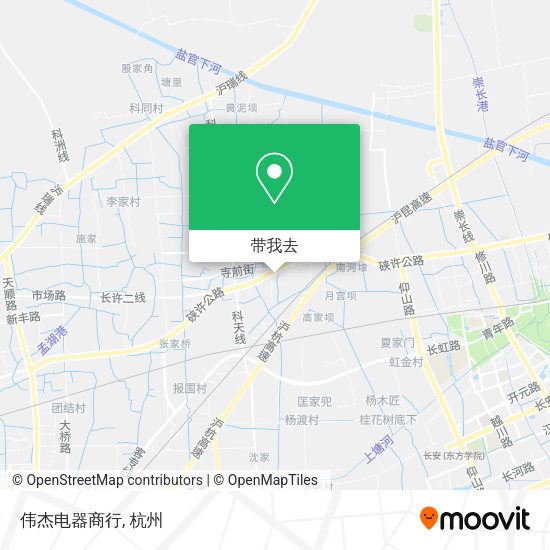 伟杰电器商行地图