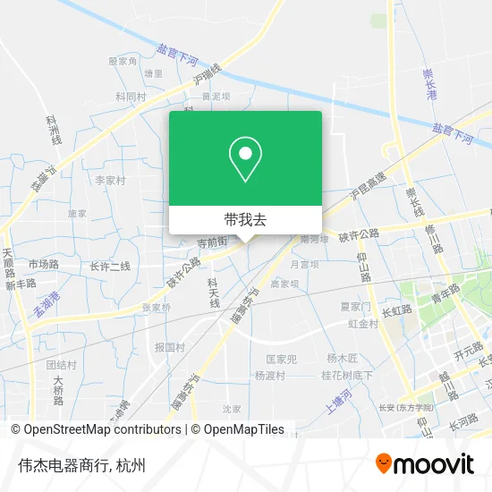 伟杰电器商行地图
