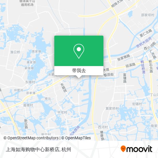 上海如海购物中心新桥店地图