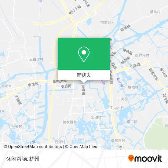 休闲浴场地图