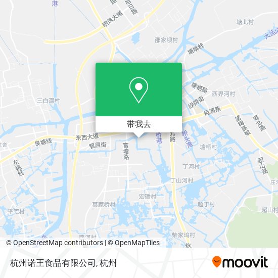 杭州诺王食品有限公司地图