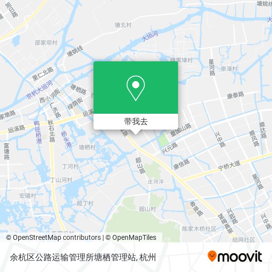 余杭区公路运输管理所塘栖管理站地图