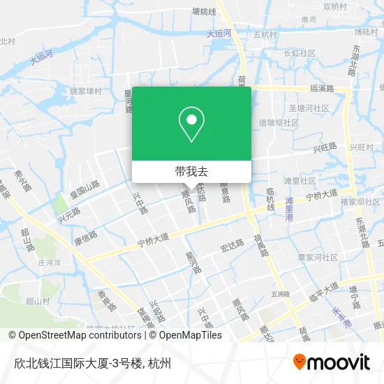 欣北钱江国际大厦-3号楼地图