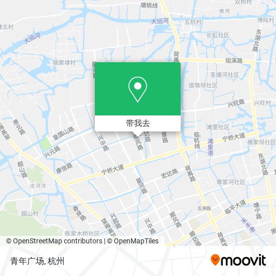 青年广场地图