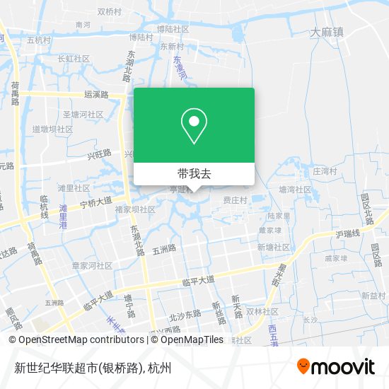 新世纪华联超市(银桥路)地图