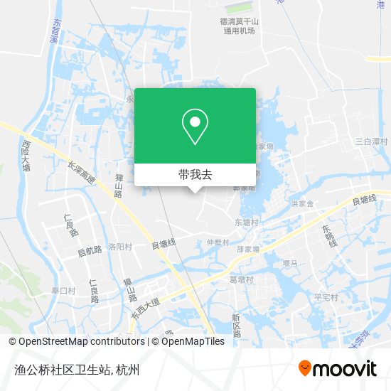 渔公桥社区卫生站地图