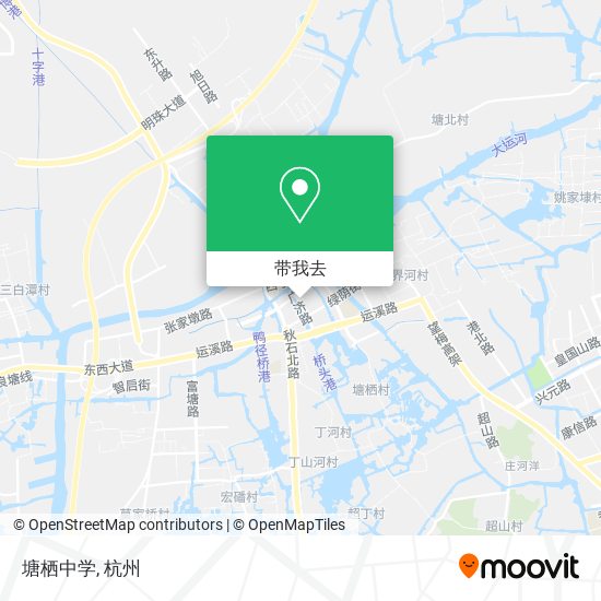 塘栖中学地图