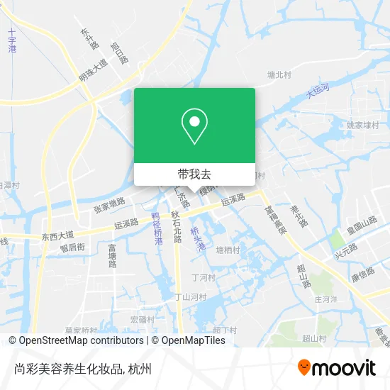 尚彩美容养生化妆品地图