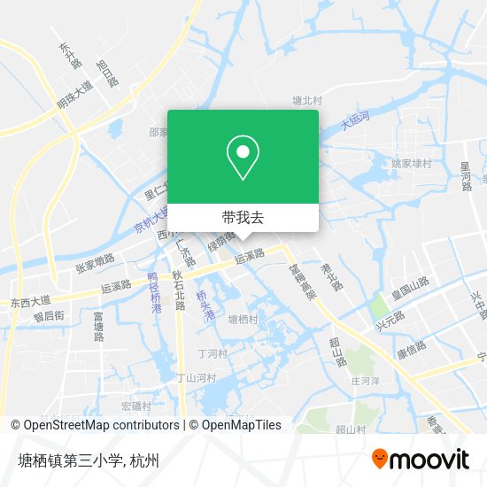 塘栖镇第三小学地图