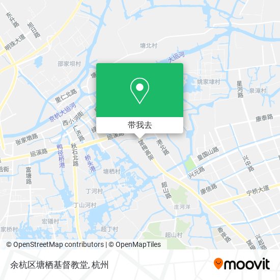 余杭区塘栖基督教堂地图