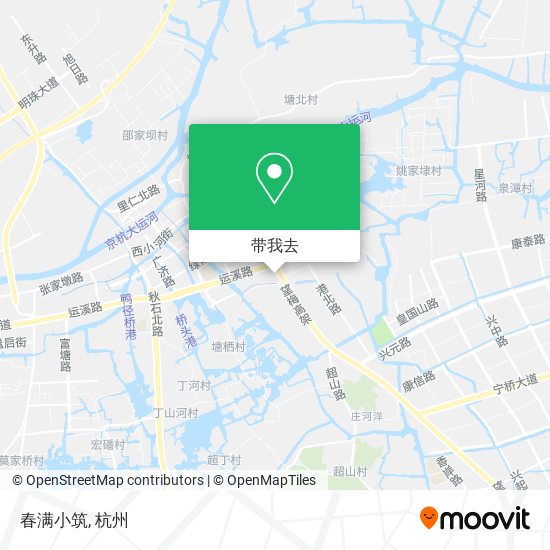 春满小筑地图