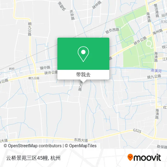 云桥景苑三区45幢地图