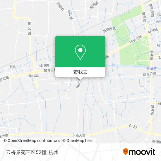 云桥景苑三区52幢地图