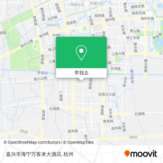 嘉兴市海宁万客来大酒店地图