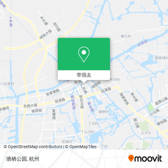 塘栖公园地图