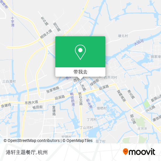 港轩主题餐厅地图